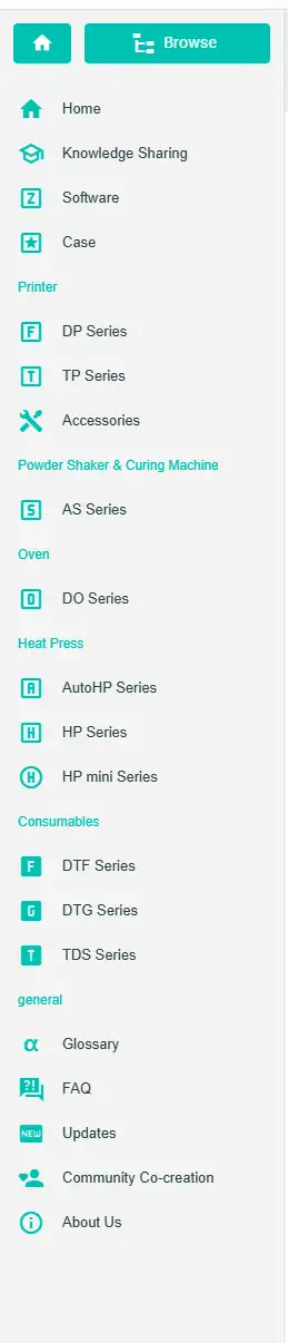 Left navigation menu demo